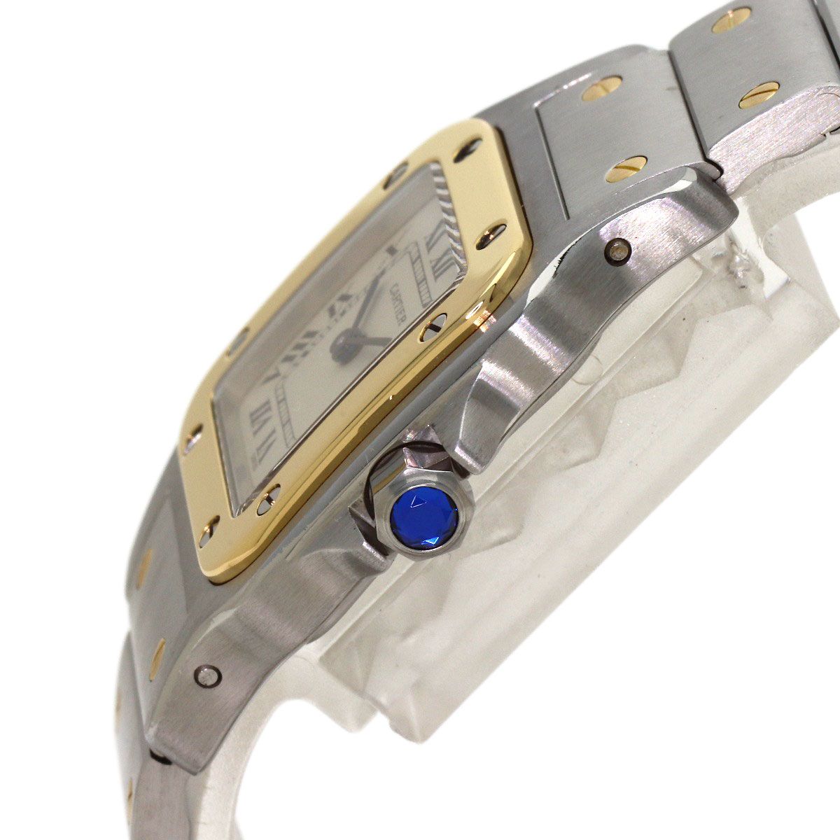 Cartier Santos Galbee SM Watch SS Yellow Gold — view 5