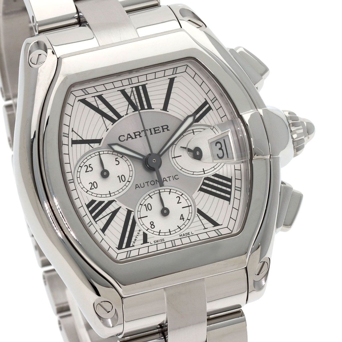 Cartier Roadster XL Watch SS — view 4