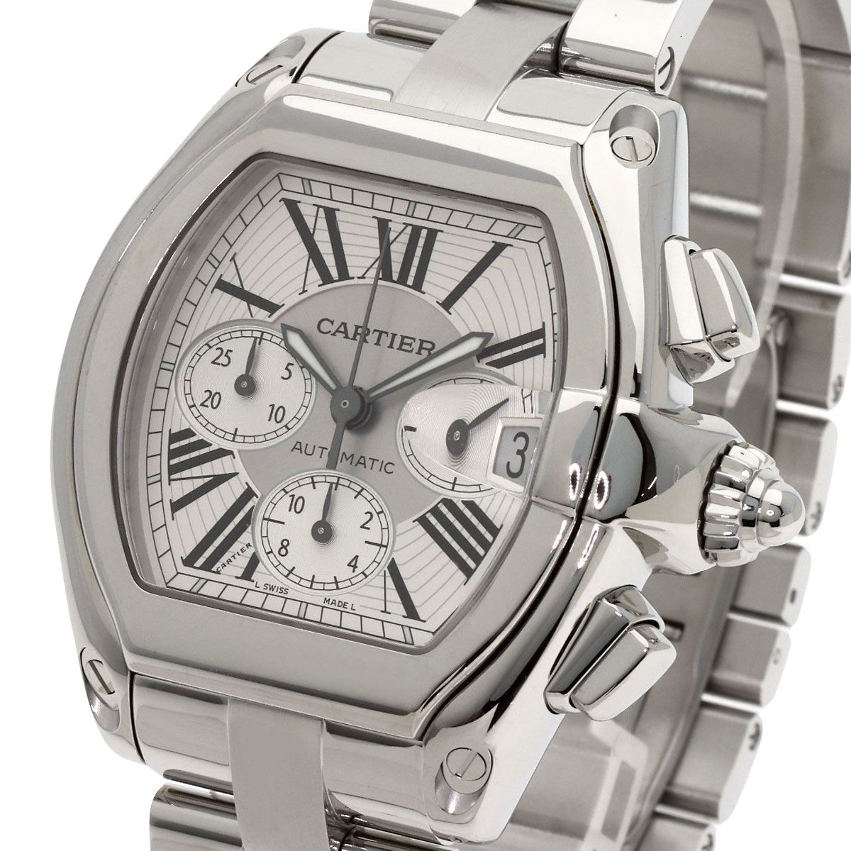 Cartier Roadster XL Watch SS — view 3