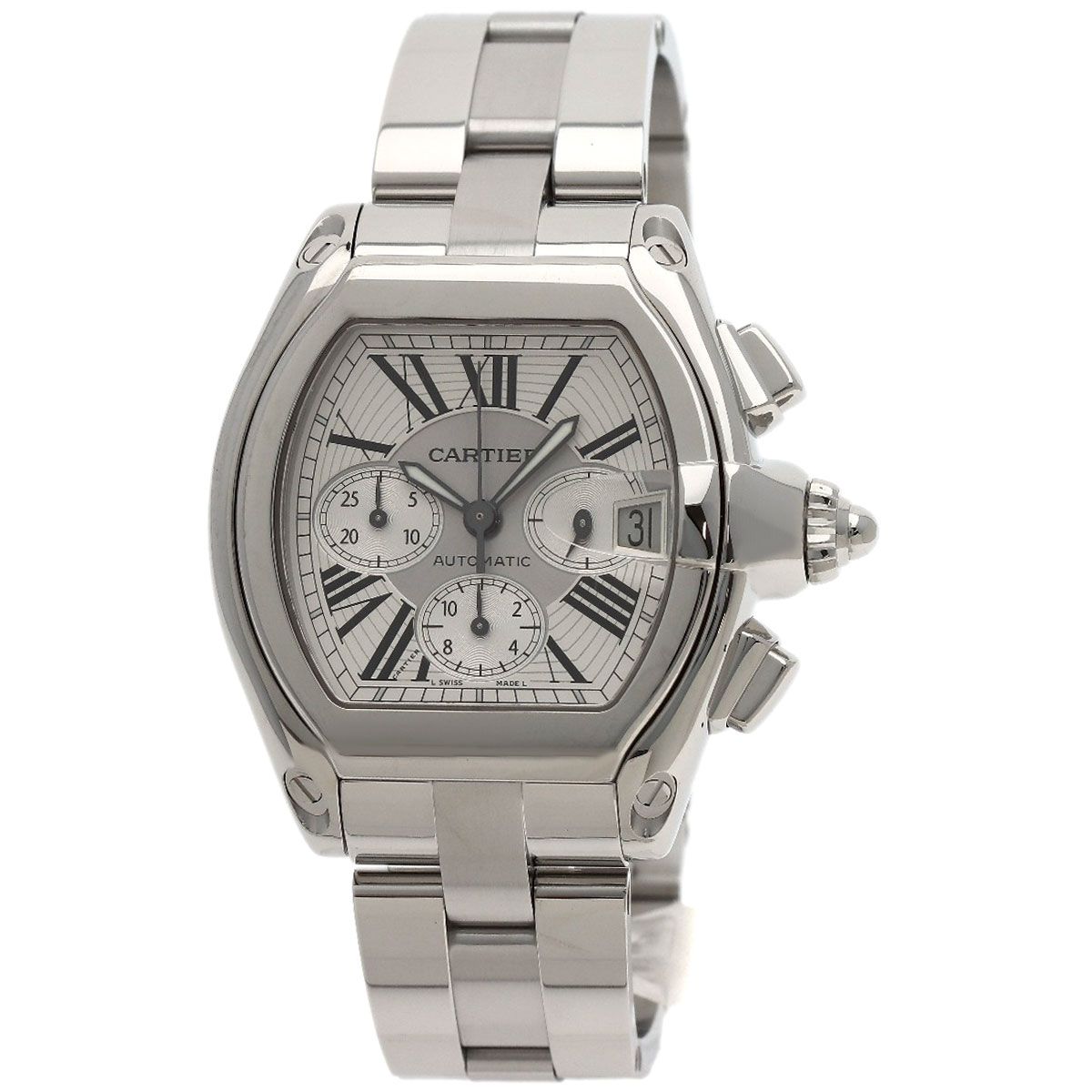 Cartier Roadster XL Watch SS
