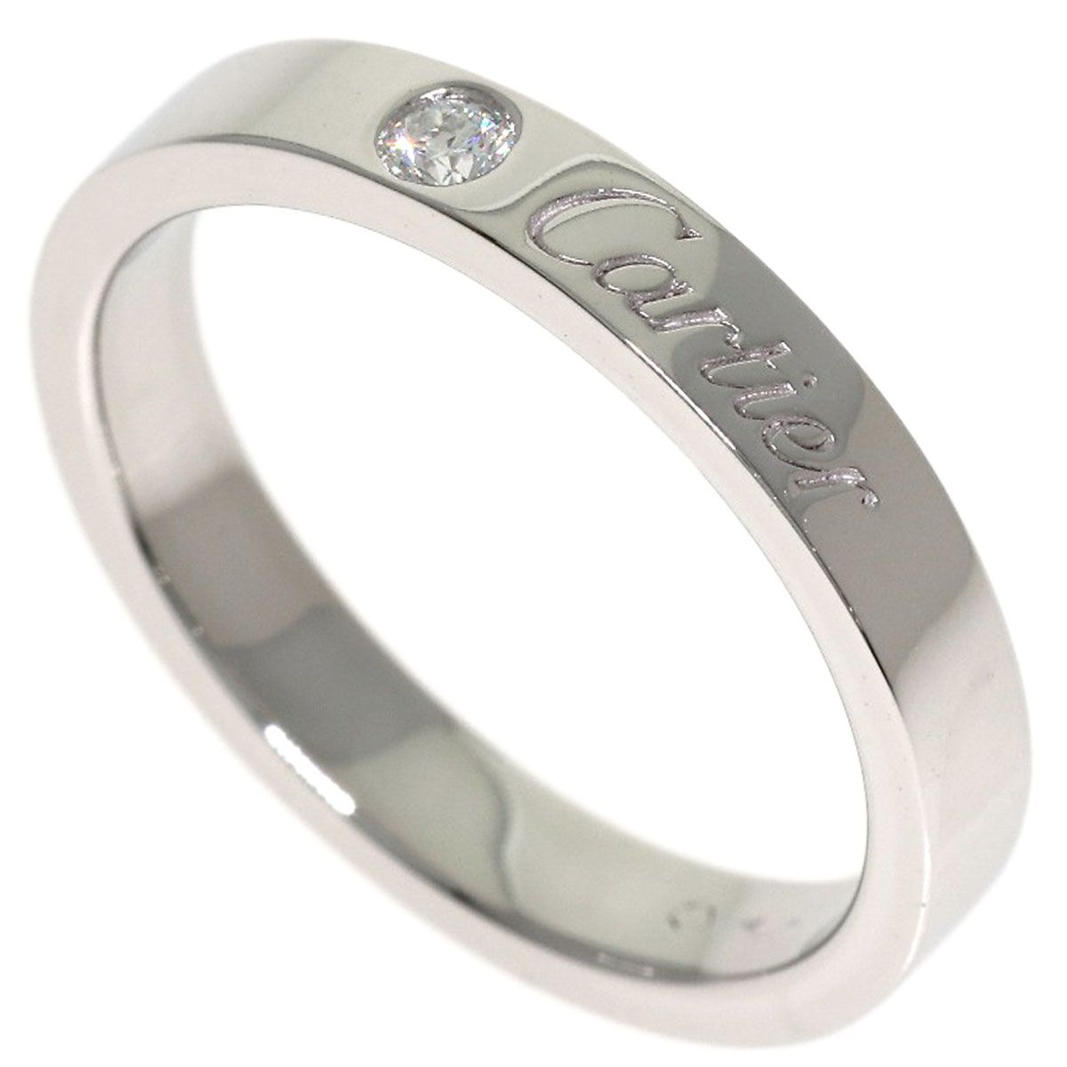 Cartier Engraved Diamond 49 Ring