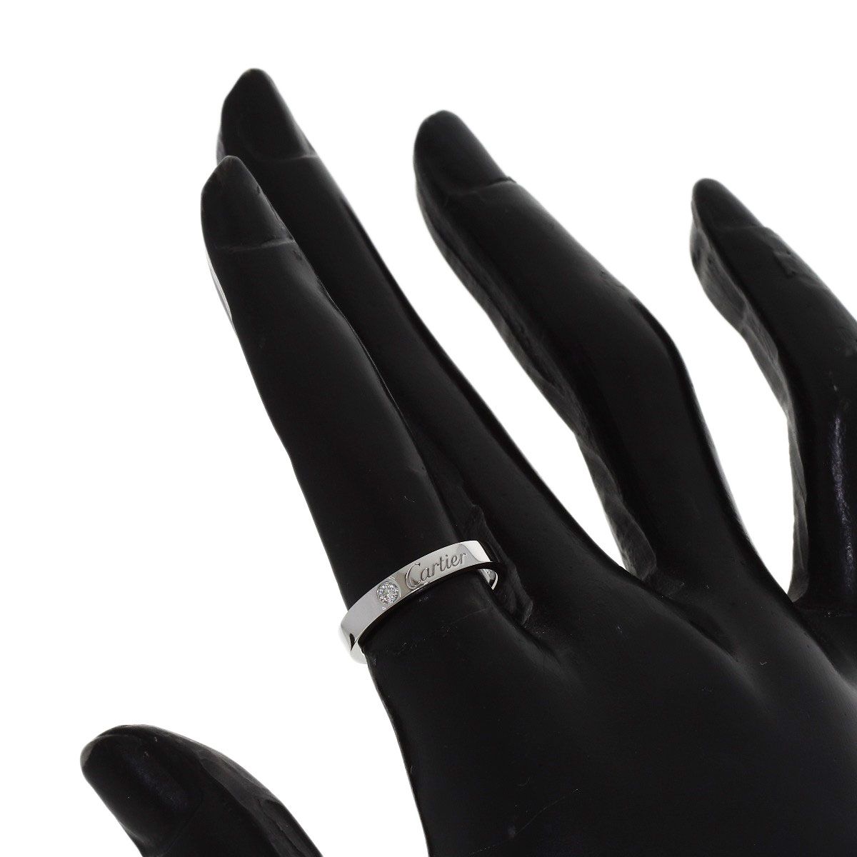 Cartier Engraved Diamond 49 Ring — view 6
