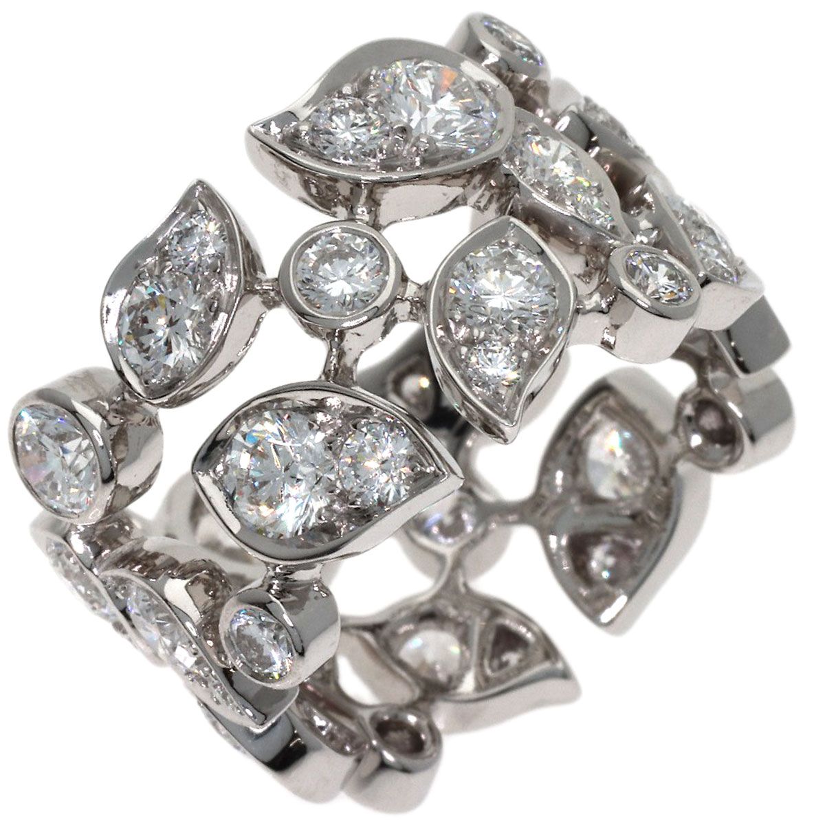 Cartier Lily Collection Diamond 52 Ring 18k White Gold — view 2