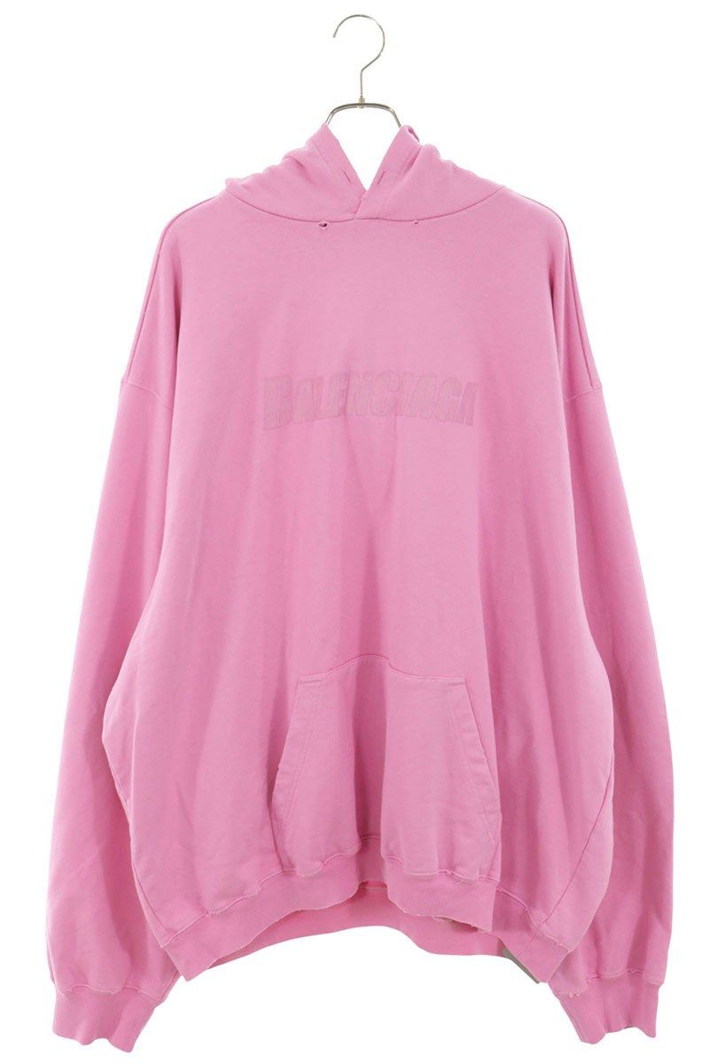 Balenciaga Front Logo Pullover Hoodie XL