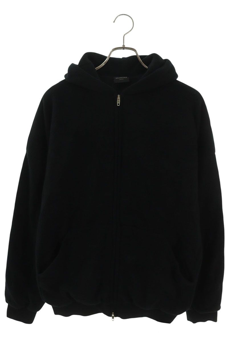 Balenciaga Back Design Fleece Ziphoodie