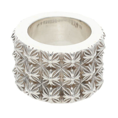 Chrome Hearts Pete Punk Triple Row Silver Ring — view 2