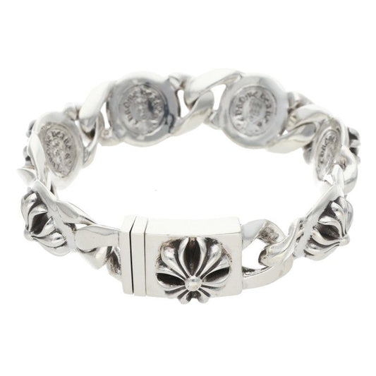 Chrome Hearts Cross Link Silver Bracelet