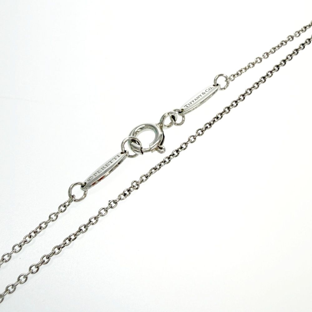 Tiffany & Co Silver Aquamarine by the Yard Necklace — view 6