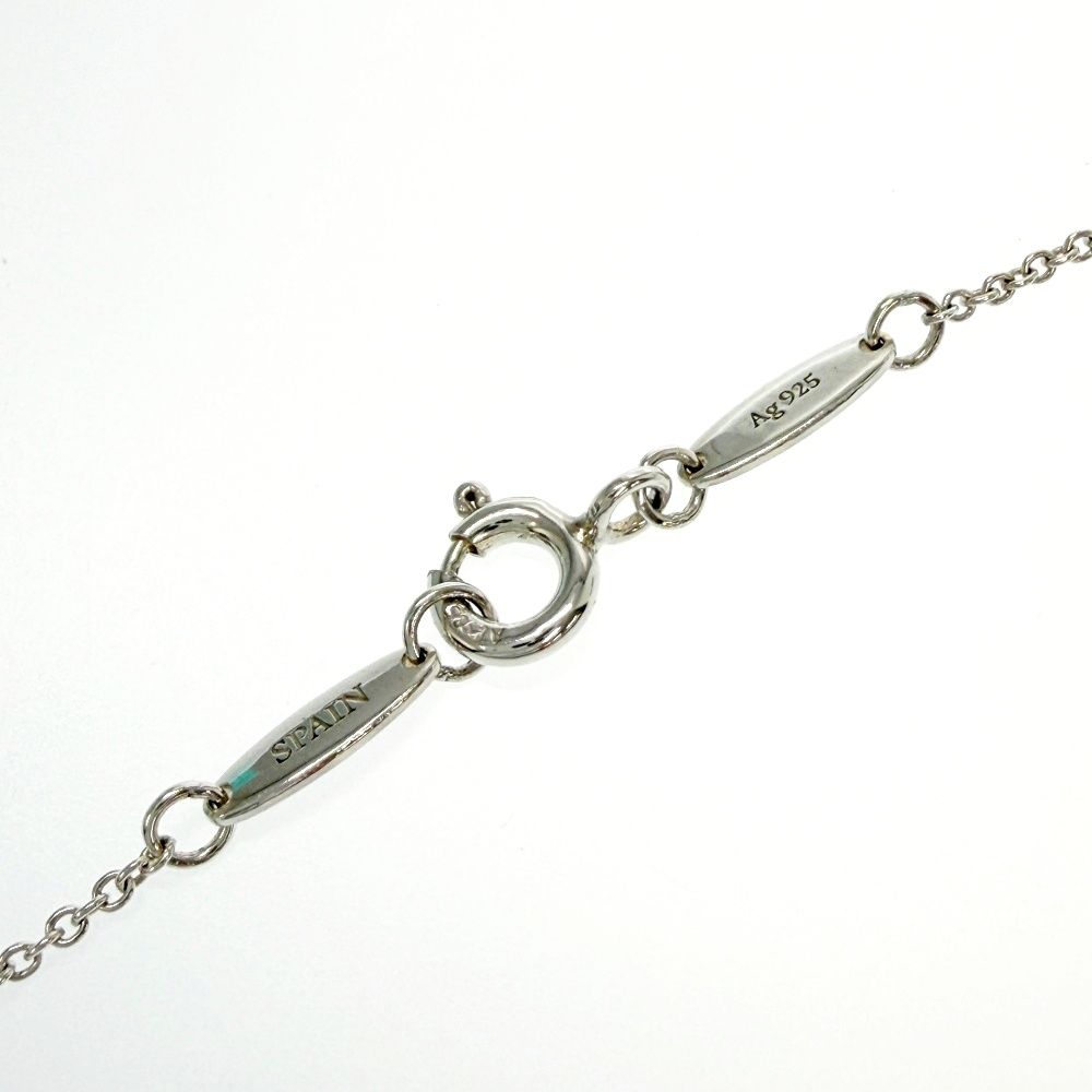 Tiffany & Co Silver Aquamarine by the Yard Necklace — view 5