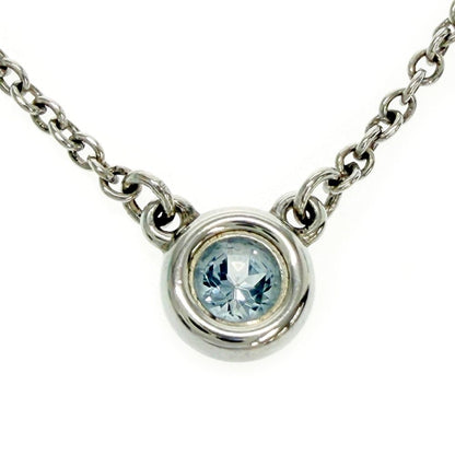 Tiffany & Co Silver Aquamarine by the Yard Necklace
