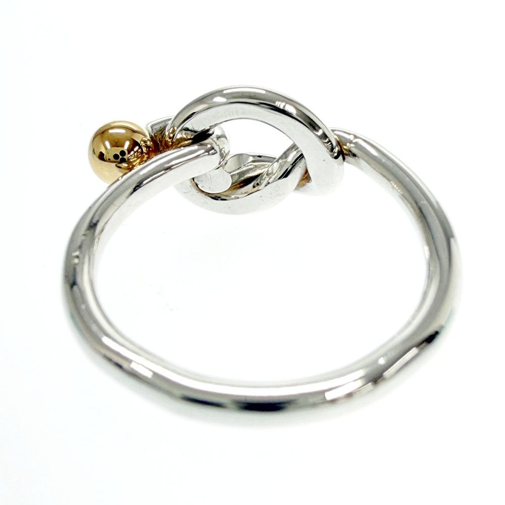 Tiffany & Co Silver Gold Love Knot Ring — view 7