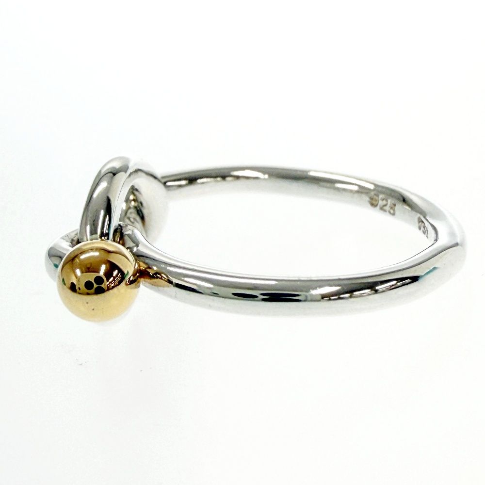 Tiffany & Co Silver Gold Love Knot Ring — view 2