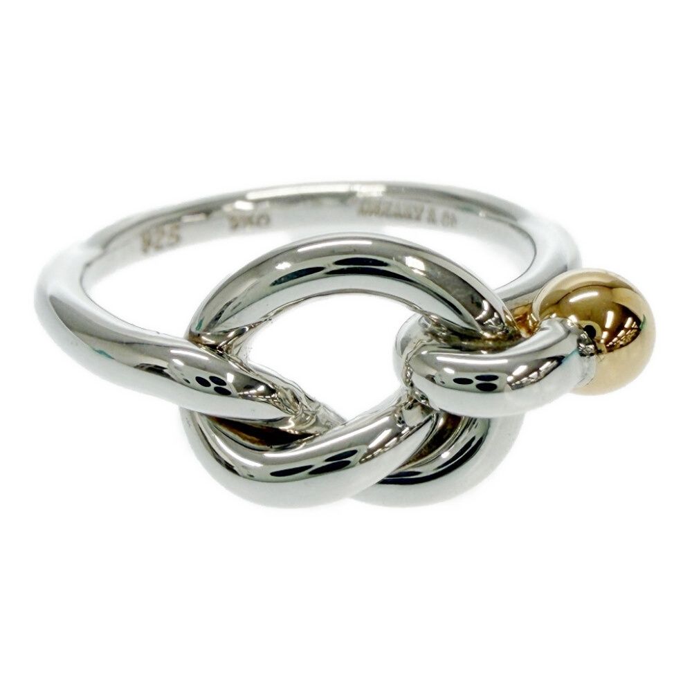 Tiffany & Co Silver Gold Love Knot Ring