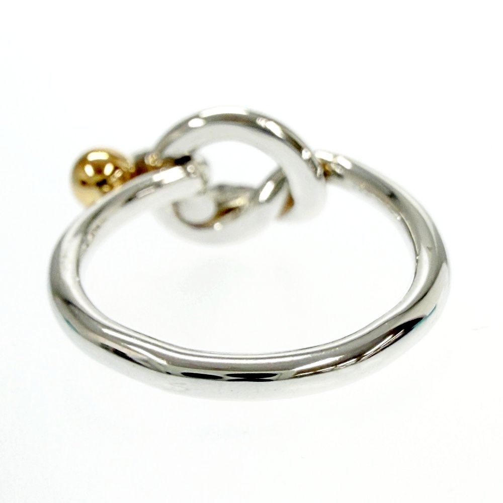 Tiffany & Co Silver Gold Love Knot Ring — view 3