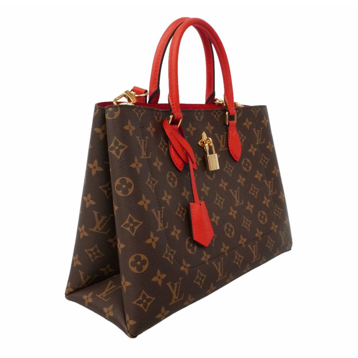 Louis Vuitton Tote Bag Monogram Flower Coquelicot 2-Way — view 2