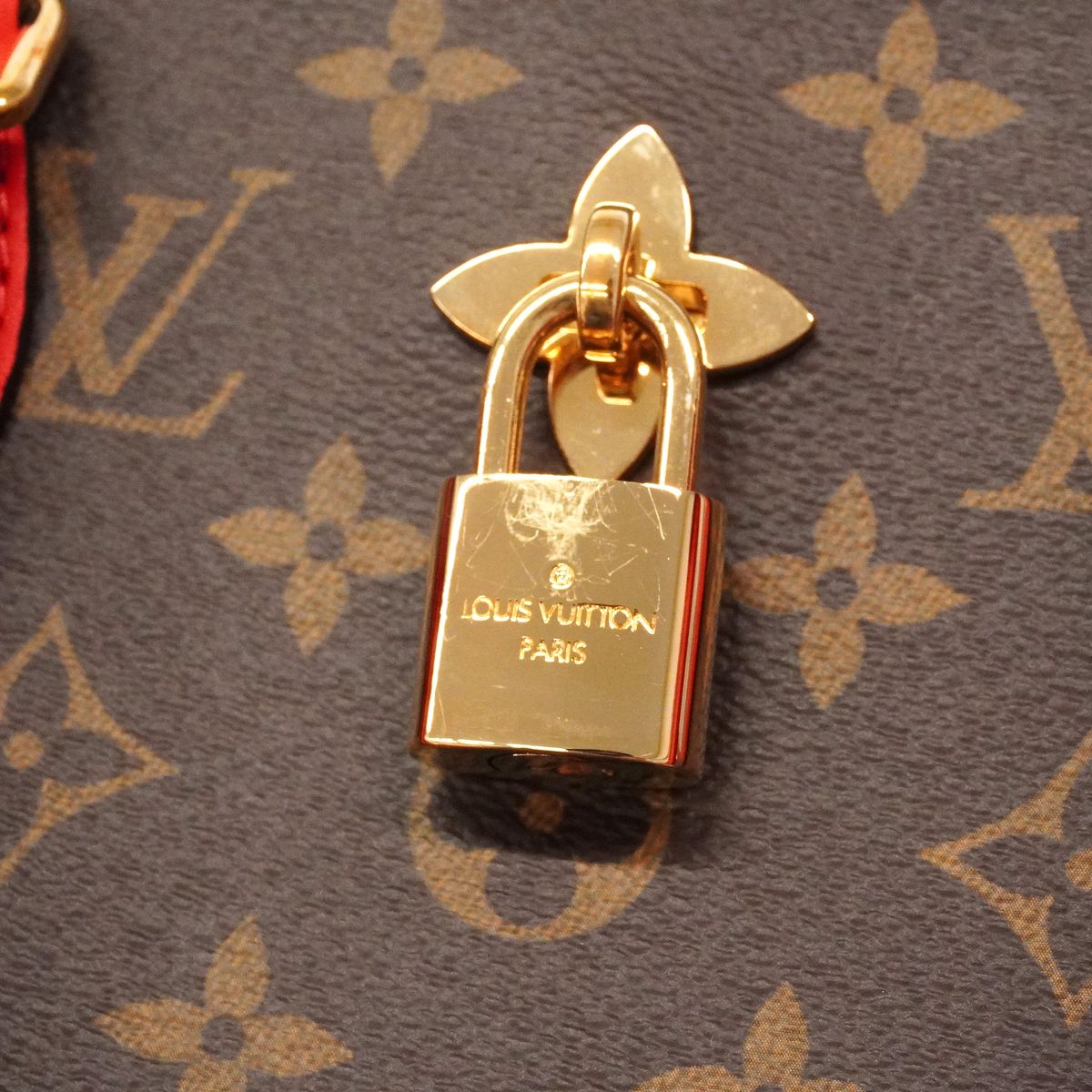 Louis Vuitton Tote Bag Monogram Flower Coquelicot 2-Way — view 7