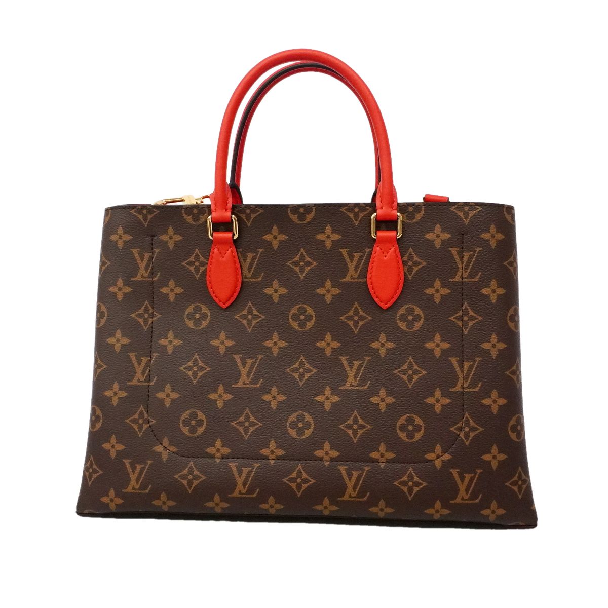 Louis Vuitton Tote Bag Monogram Flower Coquelicot 2-Way — view 8