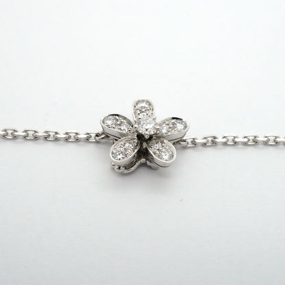Van Cleef & Arpels Necklace Socrates 3 Flower 18k White Gold Diamond — view 4