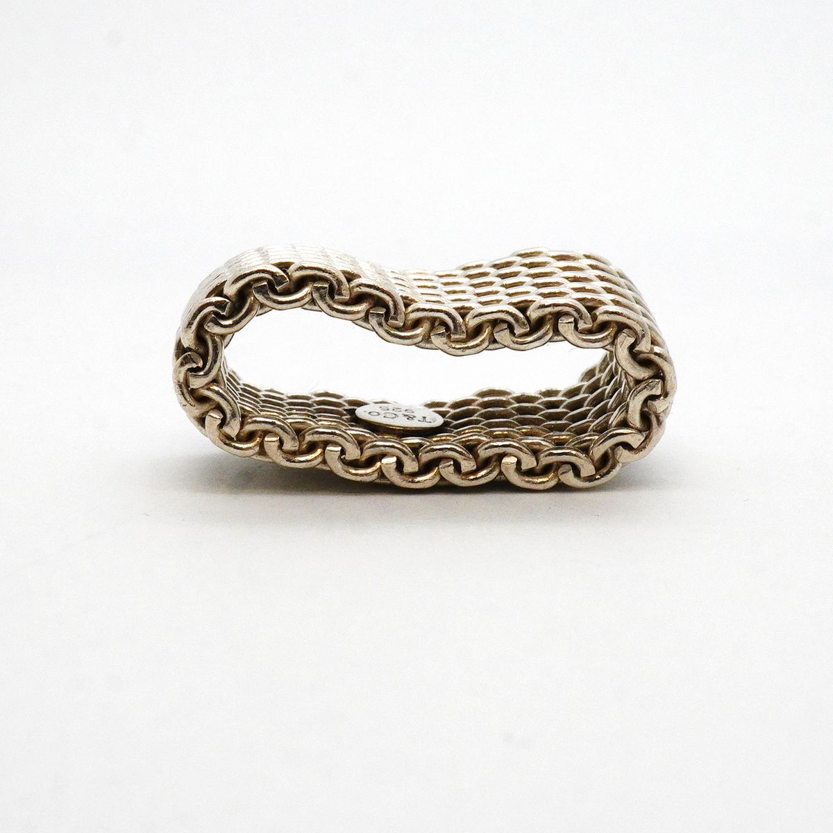 Tiffany & Co Ring Somerset Mesh 925 Sterling Silver — view 7