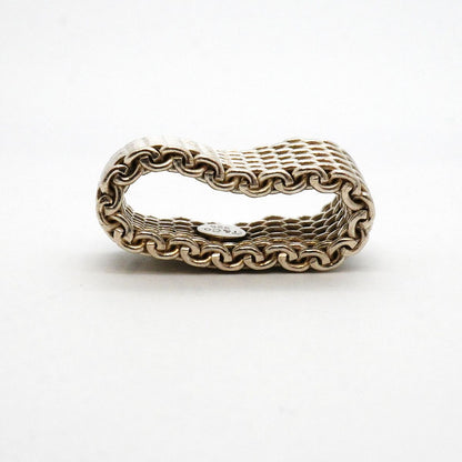 Tiffany & Co Ring Somerset Mesh 925 Sterling Silver — view 7