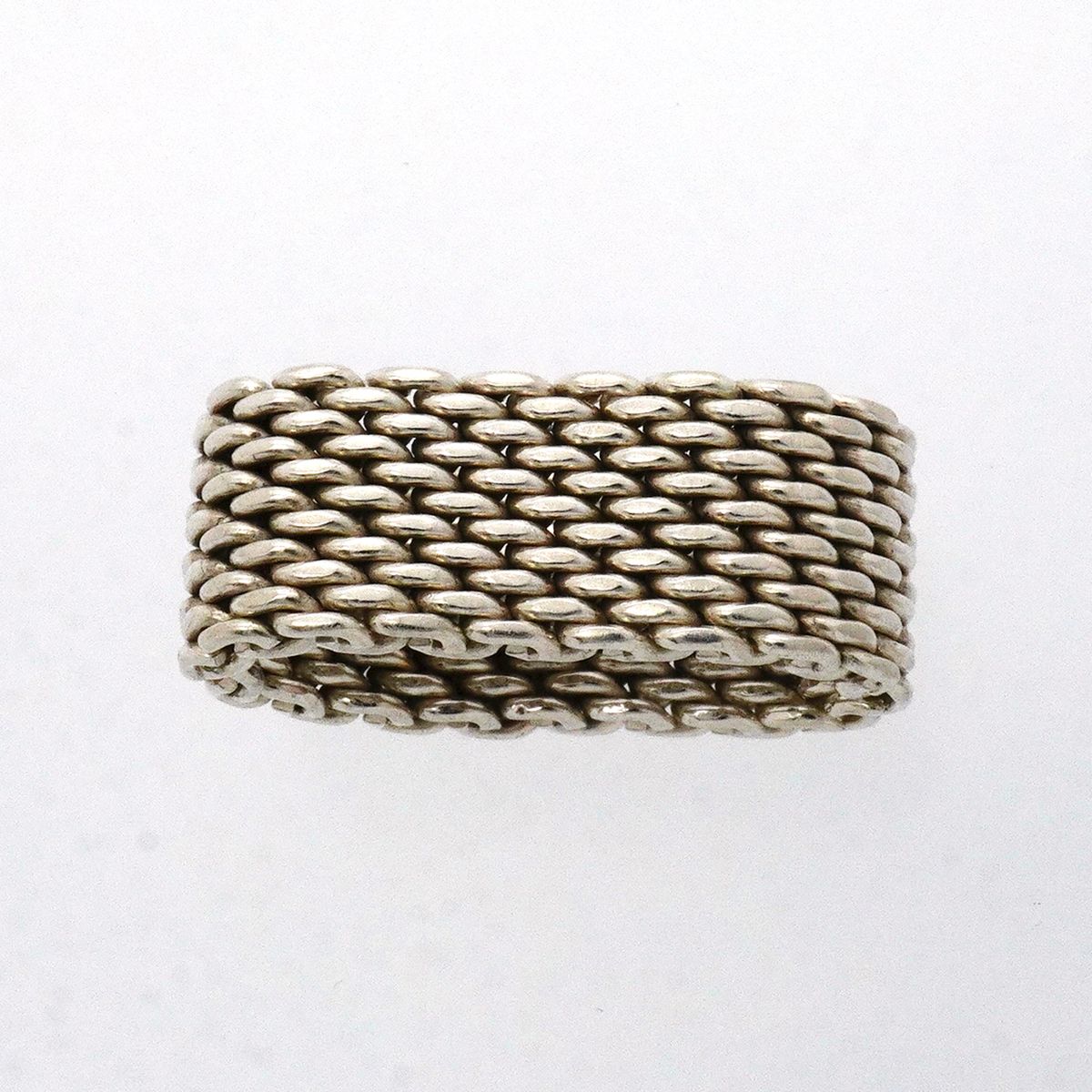 Tiffany & Co Ring Somerset Mesh 925 Sterling Silver — view 2