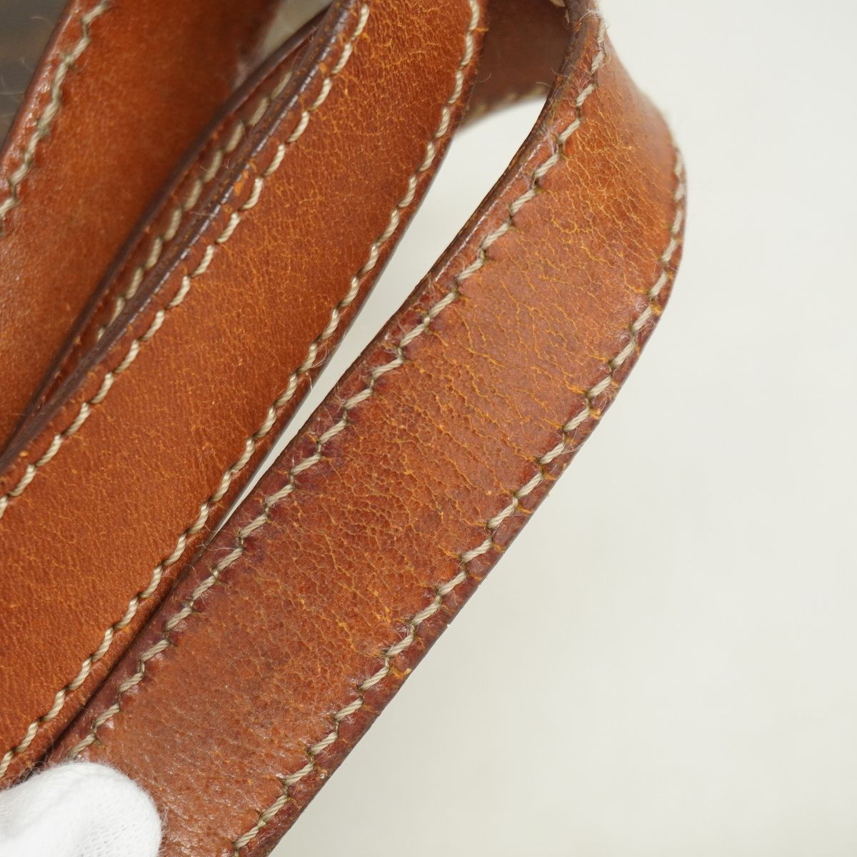 Celine Tote Bag Macadam Brown Gold — view 8