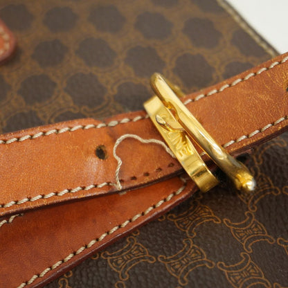 Celine Tote Bag Macadam Brown Gold — view 7