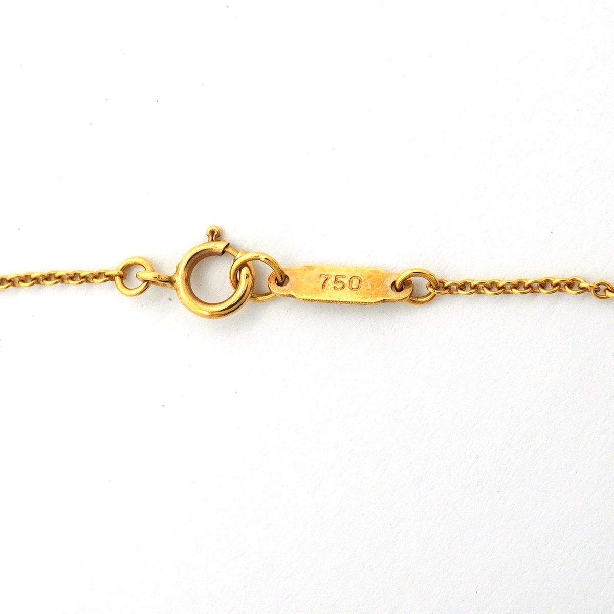 Tiffany & Co Necklace 18k Yellow Gold Diamond Pearl — view 5