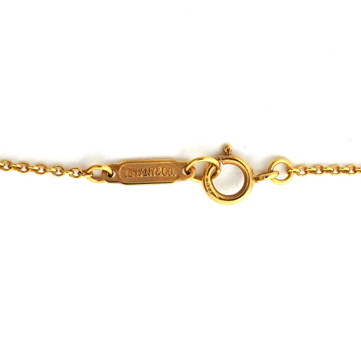 Tiffany & Co Necklace 18k Yellow Gold Diamond Pearl — view 4