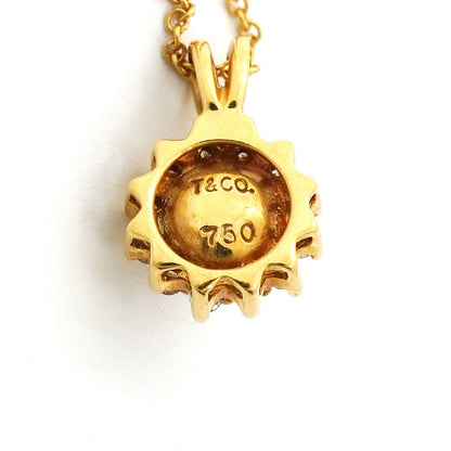 Tiffany & Co Necklace 18k Yellow Gold Diamond Pearl — view 6