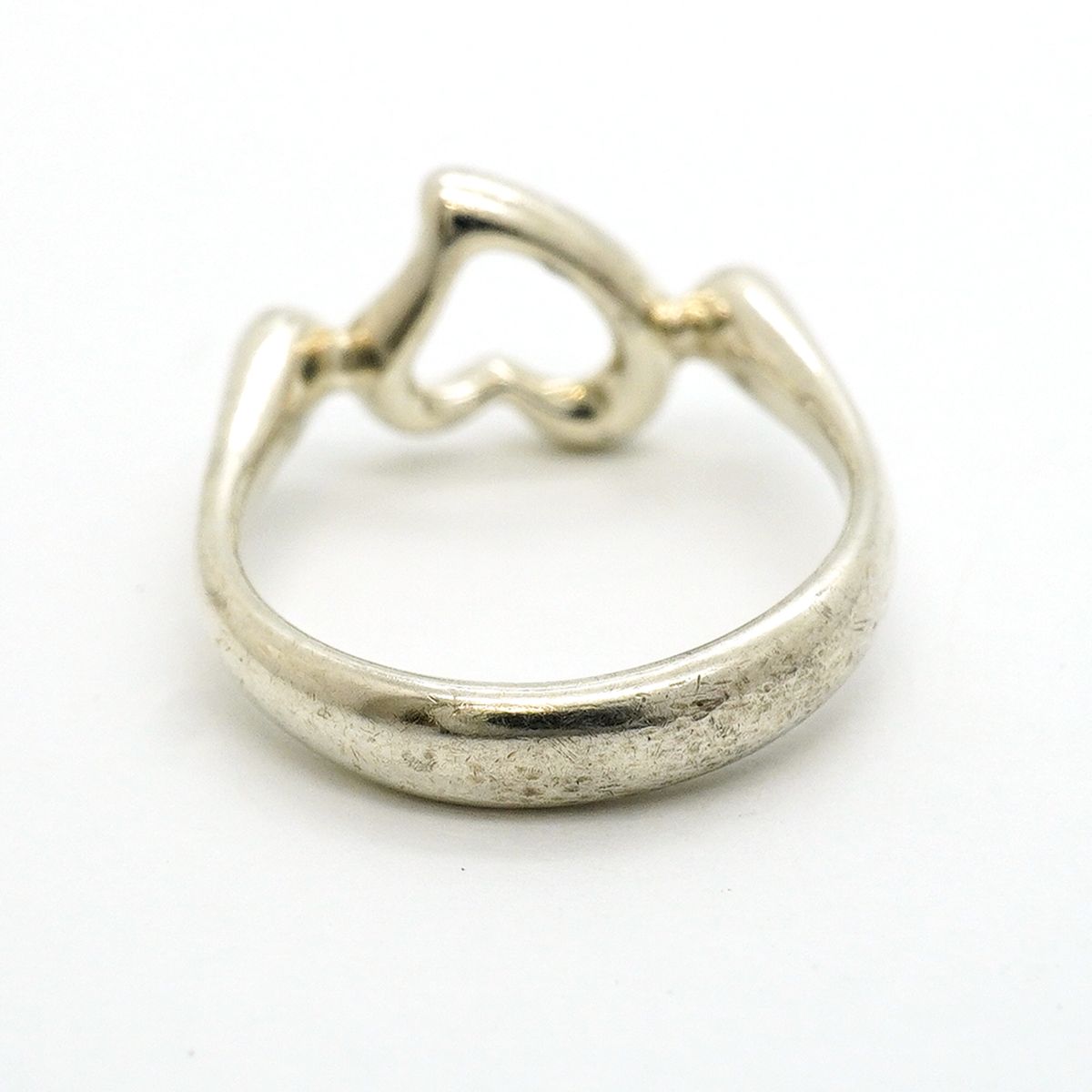 Tiffany & Co Ring Open Heart 925 Sterling Silver — view 8