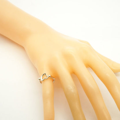 Tiffany & Co Ring Open Heart 925 Sterling Silver — view 7