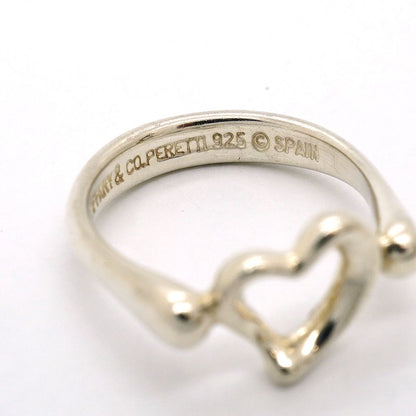 Tiffany & Co Ring Open Heart 925 Sterling Silver — view 5