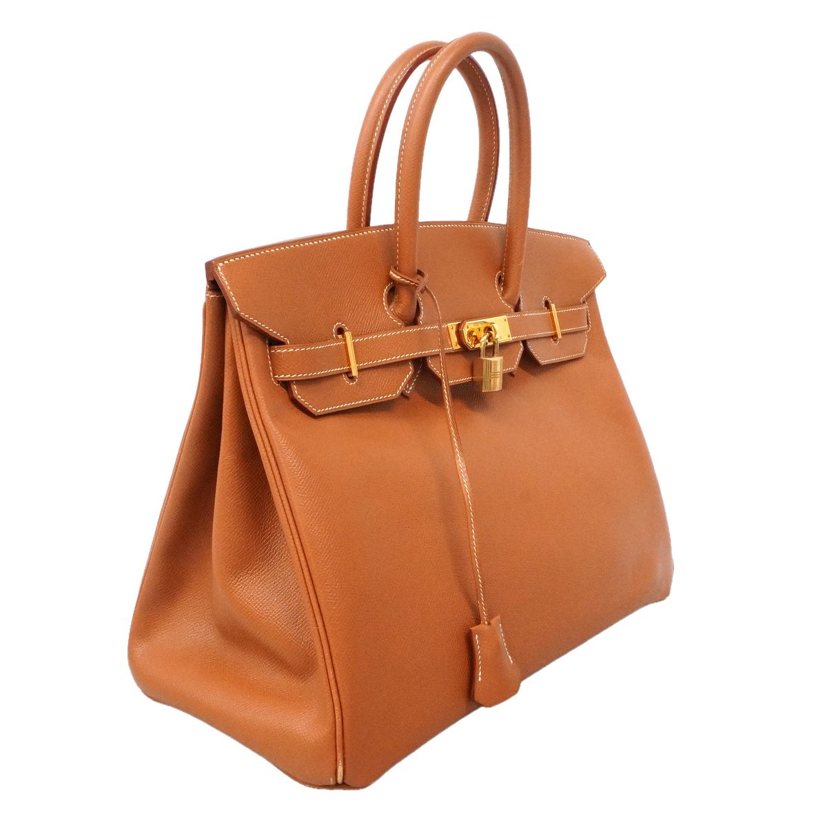 Hermes Handbag Birkin 35 Courchevel Gold — view 2