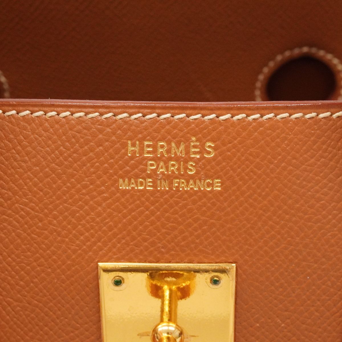 Hermes Handbag Birkin 35 Courchevel Gold — view 5