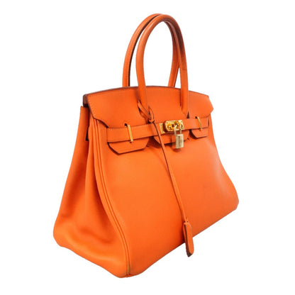 Hermes Handbag Birkin 30 Vogalibar Orange Gold — view 2
