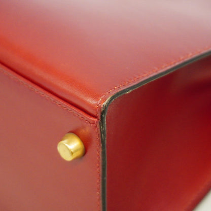 Hermes Handbag Kelly 32 Box Calf Rouge Ash Gold 2-Way Bag — view 6