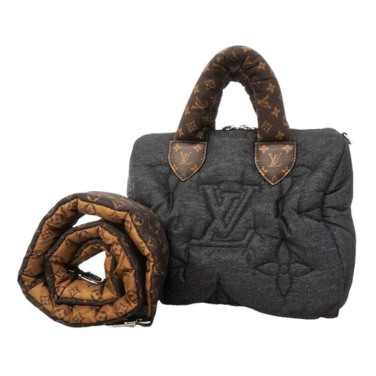 Louis Vuitton Handbag LV Pillow Speedy Bandouliere 25 Black Brown 2-Way Bag