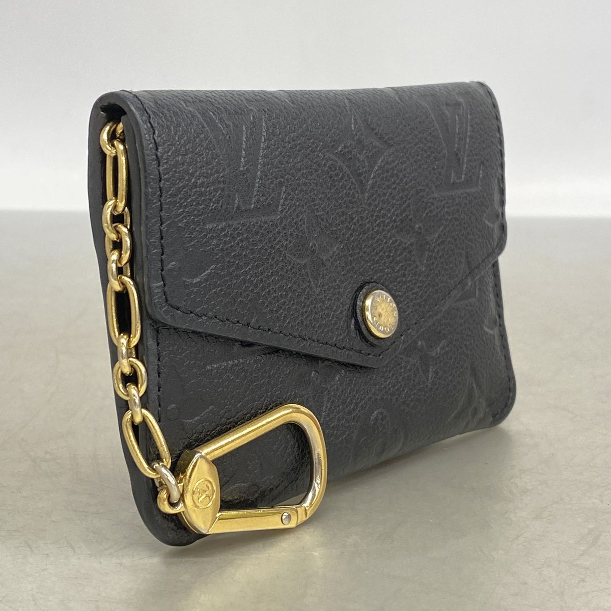 Louis Vuitton Coin Purse Monogram Empreinte Pochette Cles Noir — view 2