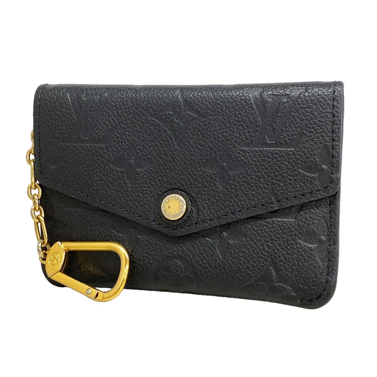Louis Vuitton Coin Purse Monogram Empreinte Pochette Cles Noir