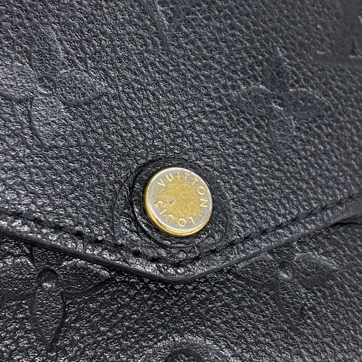 Louis Vuitton Coin Purse Monogram Empreinte Pochette Cles Noir — view 6