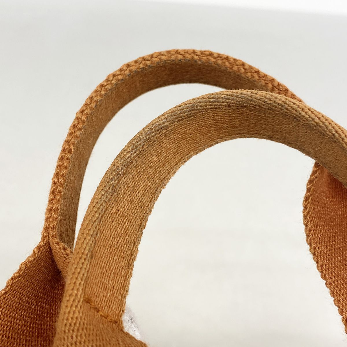 Hermes Tote Bag Valparaiso PM Toile Chevron Orange Silver — view 7