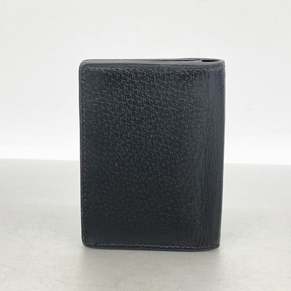 Gucci Card Case GG Marmont Leather Black Gold — view 8