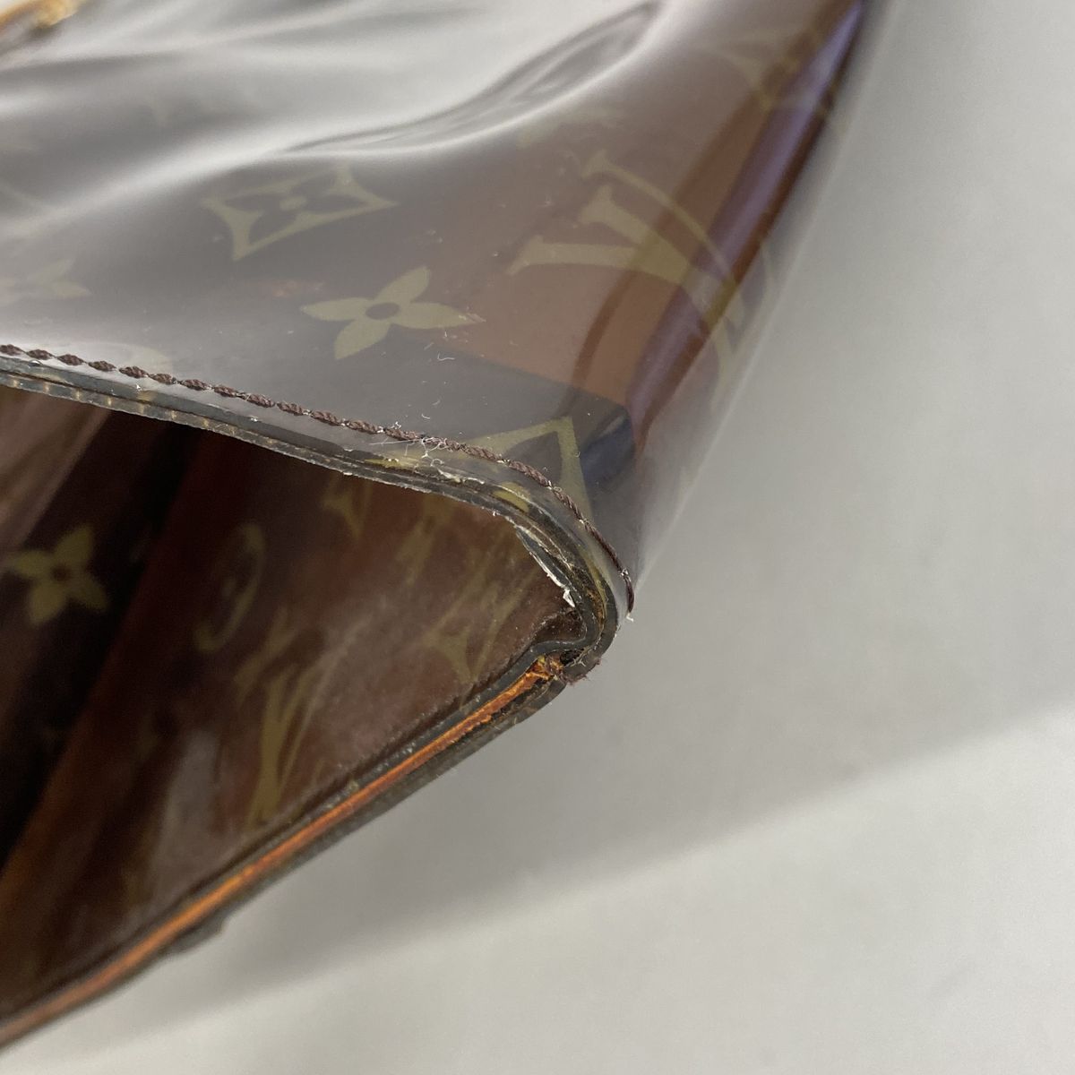 Louis Vuitton Tote Bag Monogram Vinyl Cabas Cruise Brown — view 8