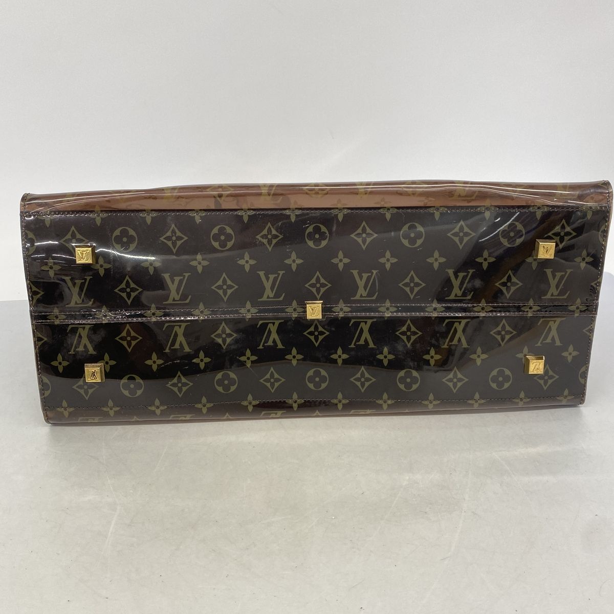 Louis Vuitton Tote Bag Monogram Vinyl Cabas Cruise Brown — view 3