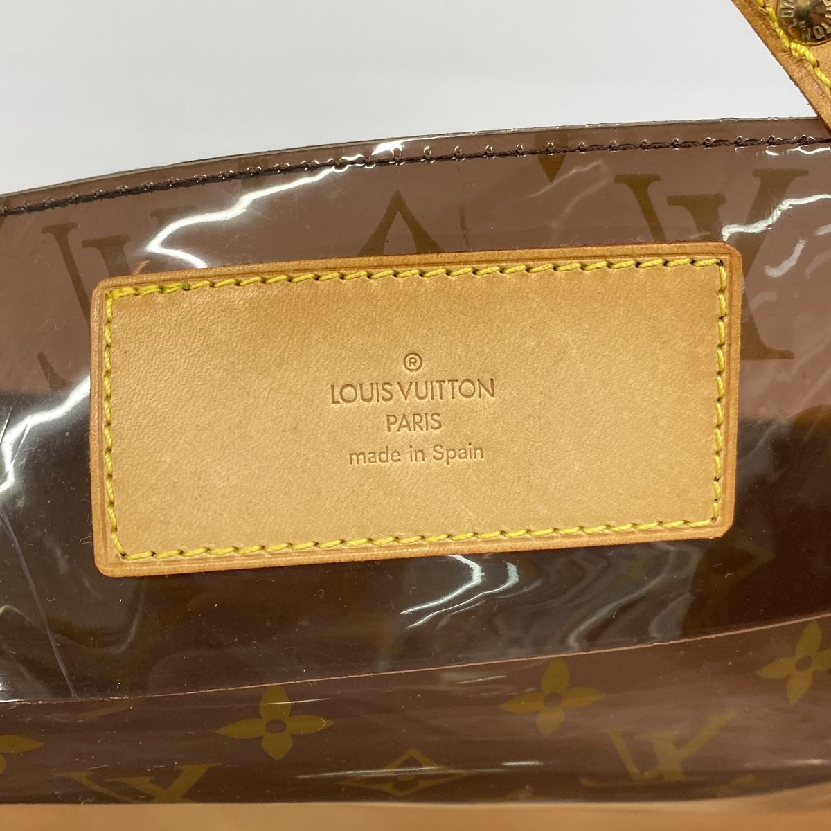 Louis Vuitton Tote Bag Monogram Vinyl Cabas Cruise Brown — view 5