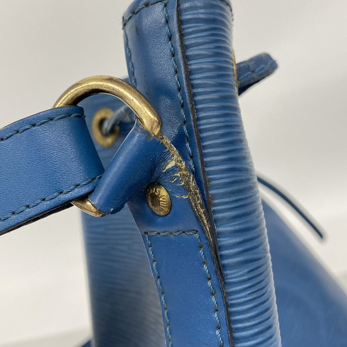 Louis Vuitton Shoulder Bag Epi Noe Toledo Blue — view 6