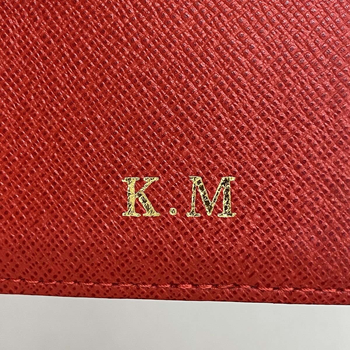 Louis Vuitton Agenda Cover Monogram Groom PM Rouge — view 5