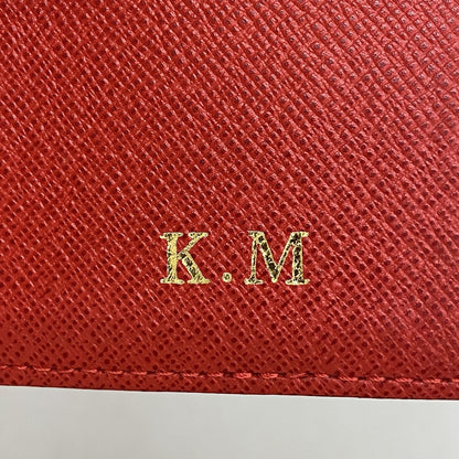 Louis Vuitton Agenda Cover Monogram Groom PM Rouge — view 5
