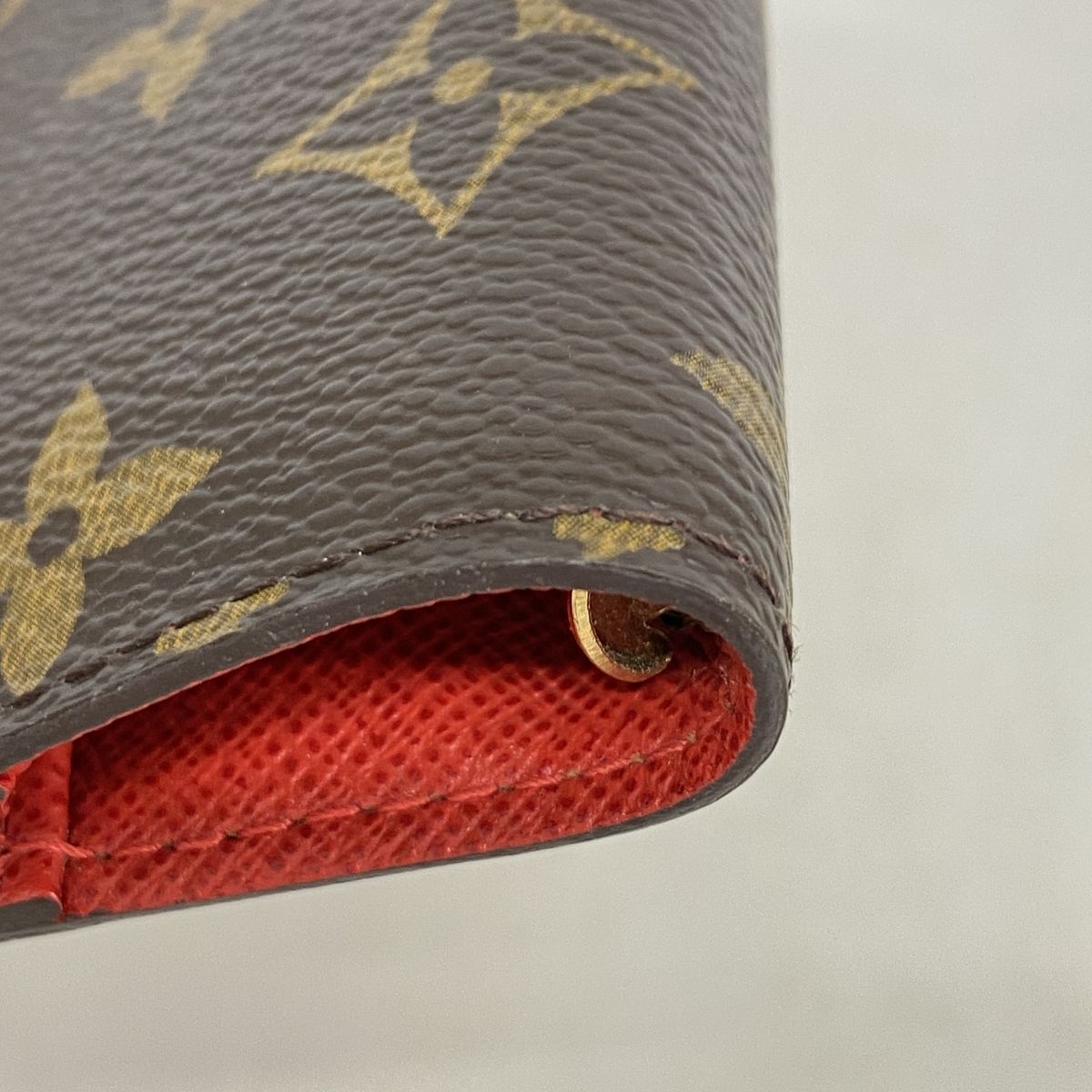 Louis Vuitton Agenda Cover Monogram Groom PM Rouge — view 6